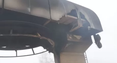 GAMBARIE - Incendio distrugge la seggiovia Monte Scirocco