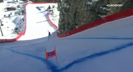 CORTINA - Video: Goggia volo pazzesco in discesa libera