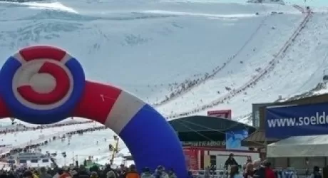 SOELDEN - Gli azzurri si allenano per Levi