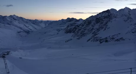 VAL SENALES - Gigantisti in pista in attesa di Soelden
