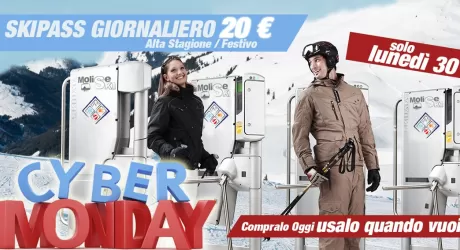 CAMPITELLO MATESE - Cyber monday, skipass super scontato: lo compri oggi lo usi quando vuoi!