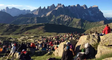 PASSO SAN PELLEGRINO - 6 Agosto Alba al Fronte per il centenario della Grande Guerra