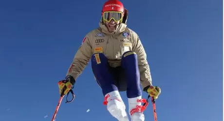 SCI - Innerhofer e Marsaglia saltano Lake Louise