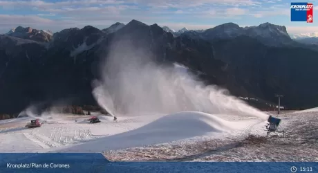PLAN DE CORONES - Cannoni a tutta forza, sci al via il 28 novembre