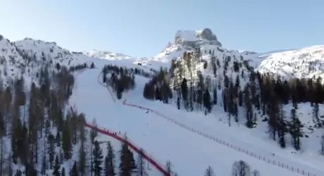 CORTINA - Inaugurata la nuova pista Lino Lacedelli, il video