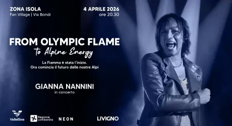 Gianna Nannini in concerto a Livigno il 4 aprile