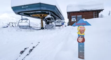 BARDONECCHIA - Oltre un metro di neve, 50 cm in paese, fotogallery