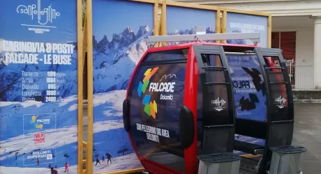 FALCADE - Nuova cabinovia Molino-Le Buse per la ski area San Pellegrino
