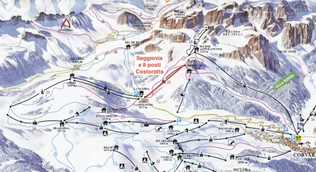 ALTA BADIA - Due nuove seggiovie, La Brancia e Costoratta, per la prossima stagione sciistica