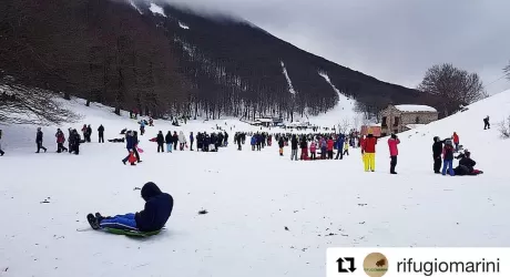 PIANO BATTAGLIA - si scia con tanta neve