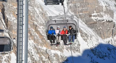 CORTINA - Inaugurata la seggiovia Ra Valles - Bus Tofana 