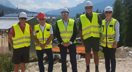 CORTINA - La Fisi rassicura sulla pista da bob: "tutto procede bene"