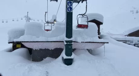 SAN DOMENICO - Tre metri di neve, Sando è sommersa