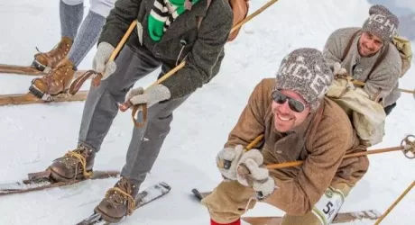 MALGA CIAPELA MARMOLADA - LA PIù ALTA E LA PIù LUNGA RIEVOCAZIONE STORICA DI SCI D'EUROPA