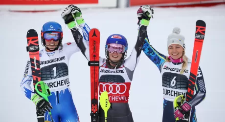 COURCHEVEL - Shiffrin, ecco la vittoria numero 50