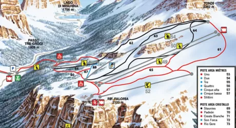 CORTINA - Nuova pista nera Scoiattolo in zona Faloria