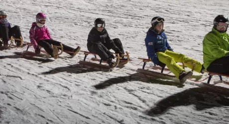 OBEREGGEN - Il 17 gennaio si tenta il record del treno di slitte