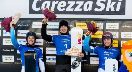 CAREZZA - Sobolev e Ledecka vincono l'apertura dello Snowboard FIS World Cup