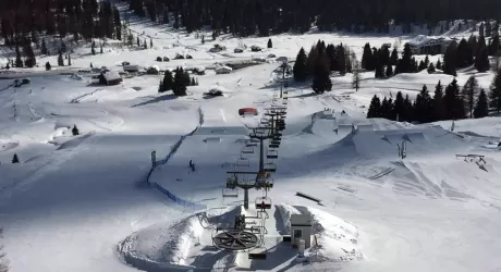 PASSO SAN PELLEGRINO - Snowpark aperto sino al 15 aprile