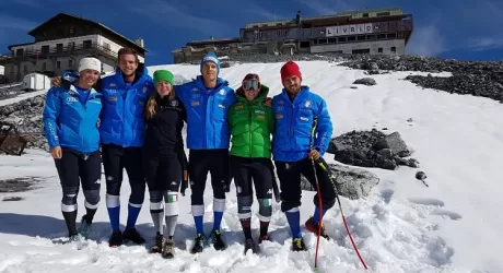 STELVIO - GLI AZZURRI IN ALLENAMENTO A FERRAGOSTO