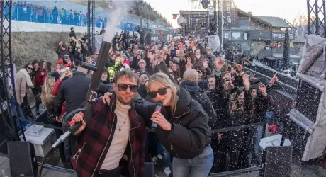 COURMAYEUR - Apres ski party al SuperG, dopo Il Pagante altri 3 weekend di musica in quota