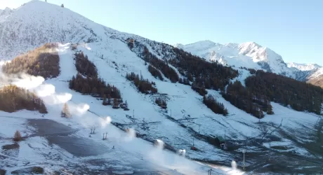 Vialattea, prove di innevamento, si scia dal 6 dicembre