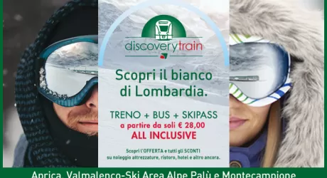 LOMBARDIA – Parte il servizio integrato treno + sci