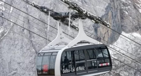 VAL DI FASSA - La funivia Alba  Col dei Rossi è un successo