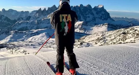 VAL DI FASSA - Condizioni ancora eccellenti, azzurre in allenamento al Passo San Pellegrino