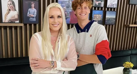 Sinner e il "sogno" di sciare con Lindsey Vonn