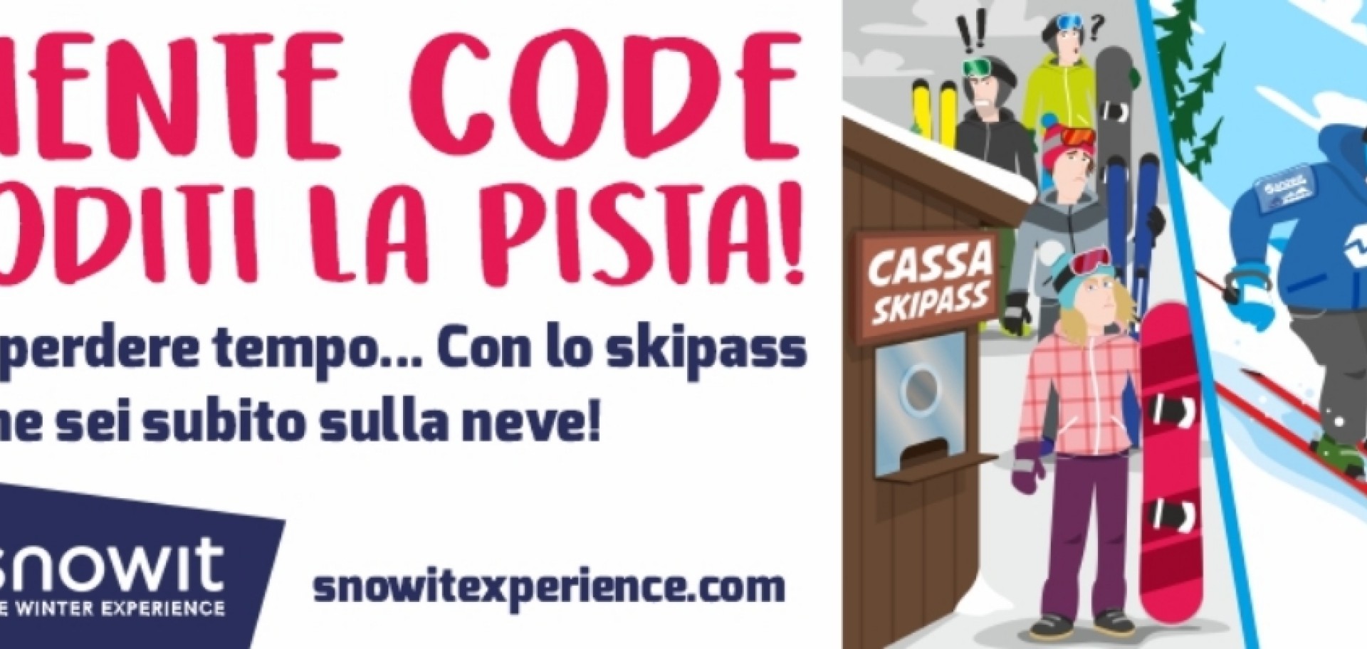 Skipass online con Snowit: come evitare assembramenti e code in