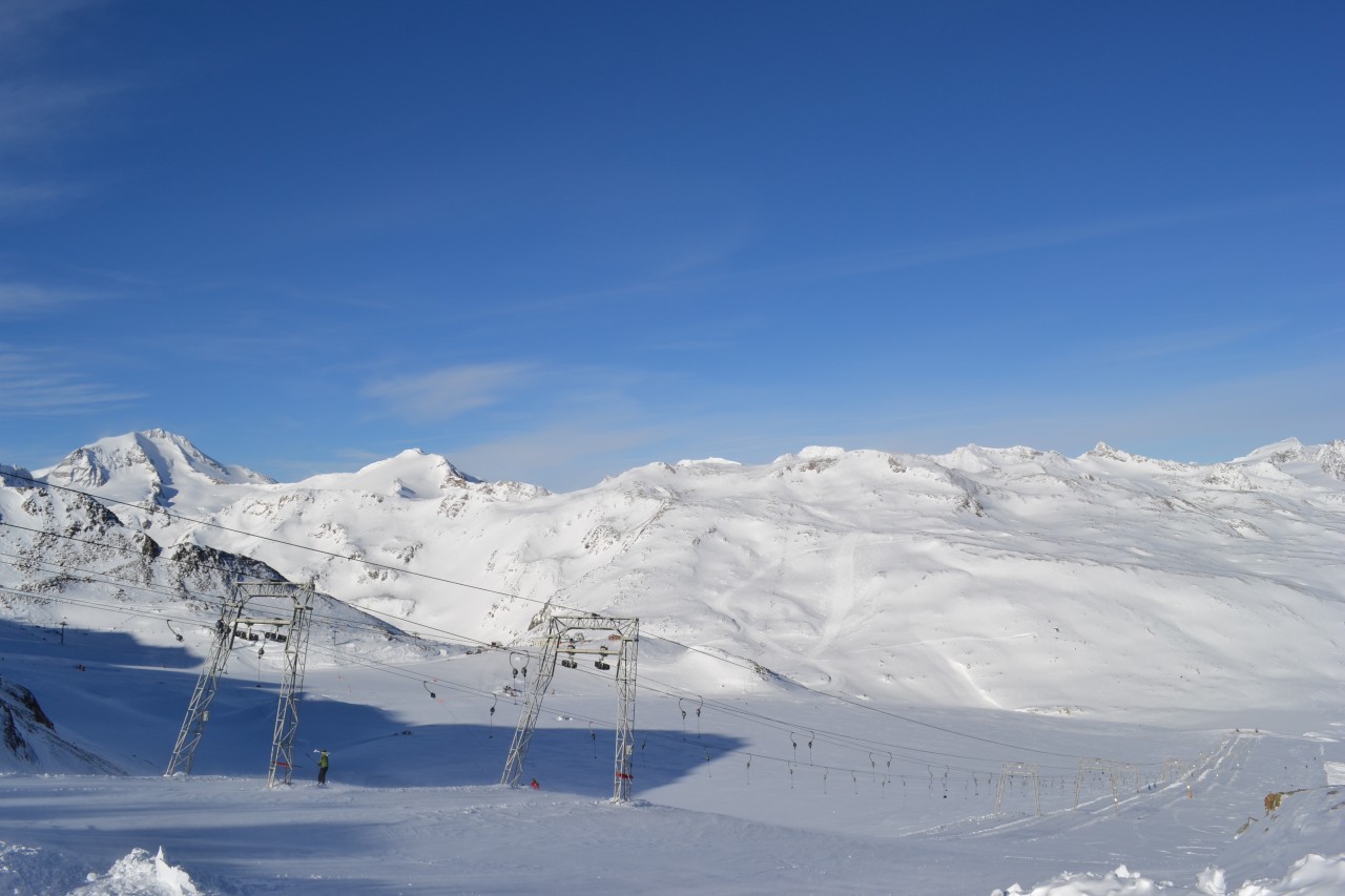 sci in autunno in val senales