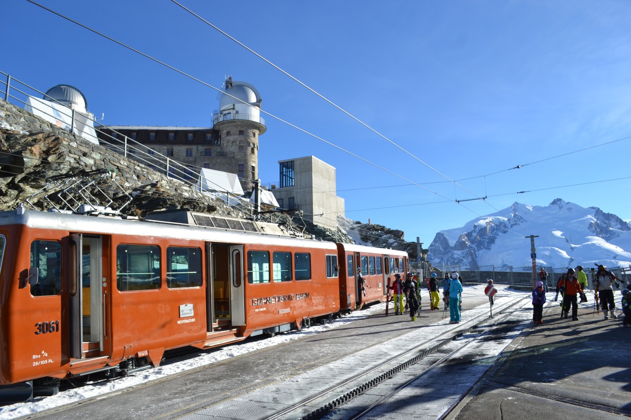 sciare in treno in svizzera