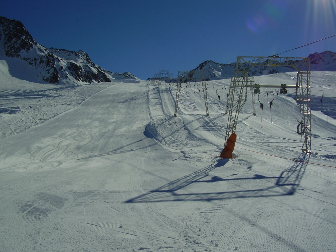 sciare in val senales ad ottobre