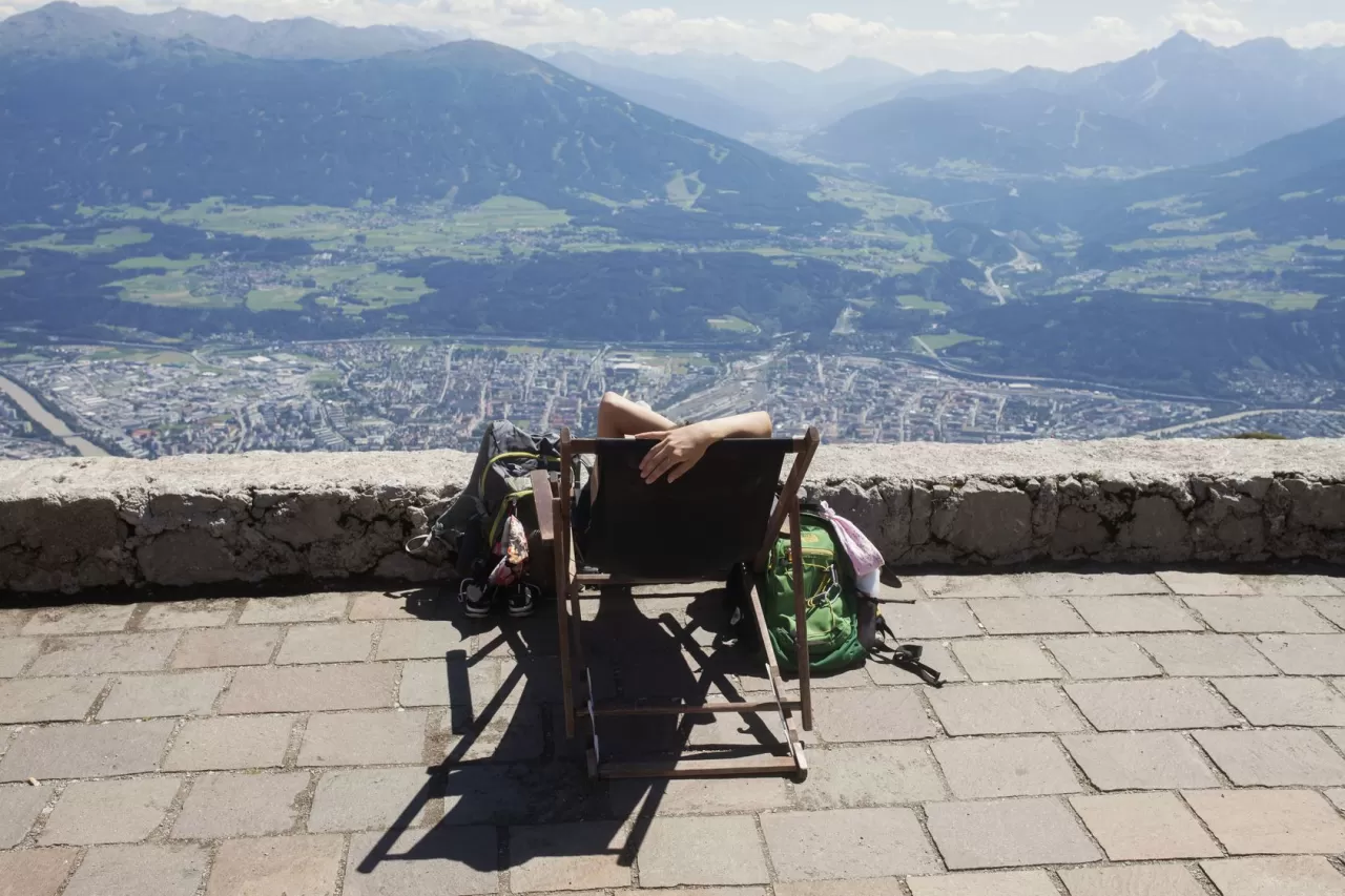 terrazza con vista su innsbruck terrazza con vista su innsbruck