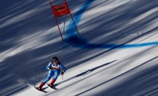 CORTINA - Goggia subito in forma, miglior tempo anche se con salto porta