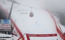  VAL GARDENA - Discesa sulla Saslong annullata per maltempo