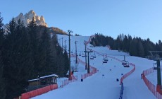 VAL DI FASSA - Pista Aloch, si scia da fine novembre