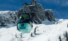 BOVEC - Riapre la cabinovia Kanin e il collegamento con Sella Nevea