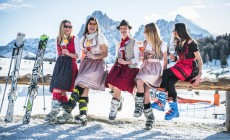 ALPE DI SIUSI - Per la festa della donna si scia in Dirndl