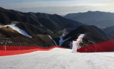 YANQING - Prime impressioni di Paris e Innerhofer sulla pista olimpica