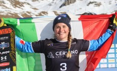 CERVINIA - Michela Moioli torna alla vittoria nello snowboard cross a Breuil