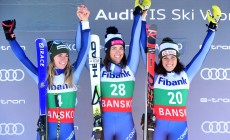 BANSKO - Tripletta Curtoni, Bassino, Brignone. Elena: "Una svolta nella mia carriera"