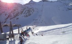 SCI - Primo giorno di "scuola" al ghiacciaio Presena