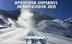 ARTESINA - Apre in anticipo sabato 28 novembre