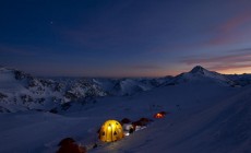 STUBAI - bivacco in tenda sul ghiacciaio