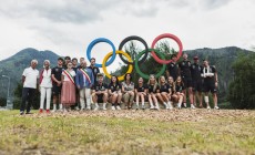 I cerchi olimpici arrivano in Val di Fiemme