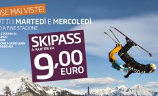 MONTEROSA SKI - Skipass scontato a 9 euro martedì e mercoledì