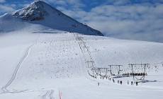 PASSO DELLO STELVIO - Si conclude per motivi precauzionali il ritiro delle nazionali sul ghiacciaio