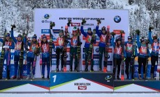 BIATHLON - La staffetta rosa trionfa a Hochfilzen